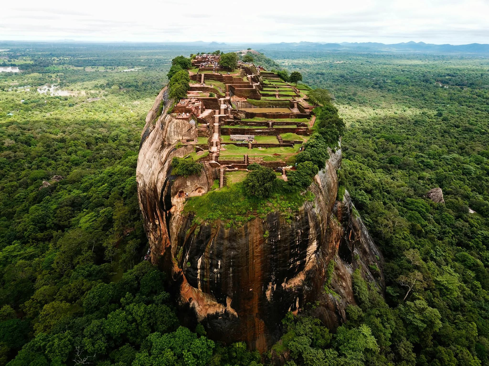 Sigiriya rock fortress and water gardens